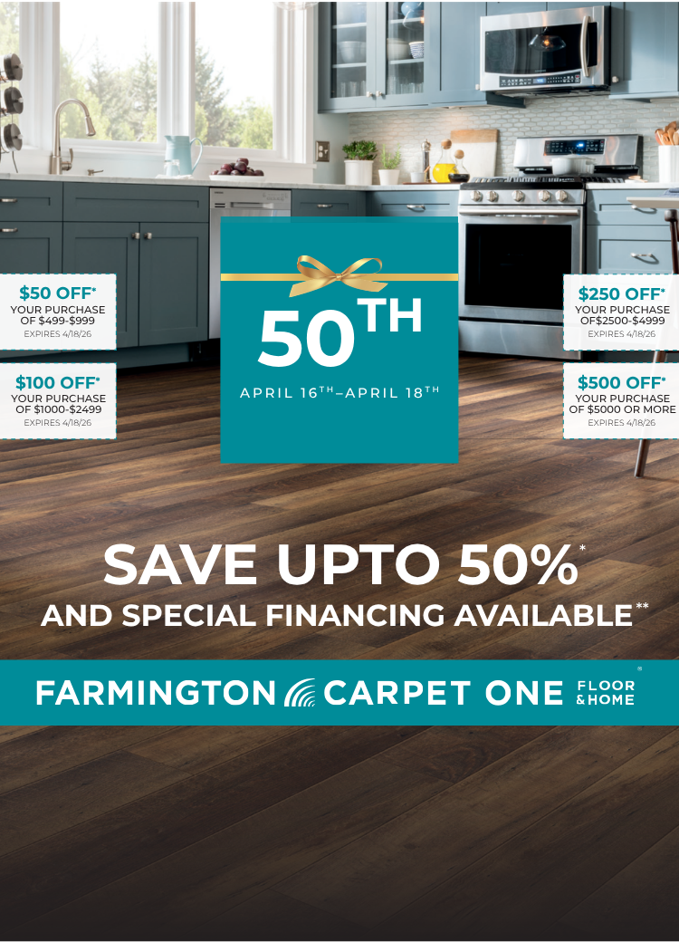 Save Up To 50% and Special Financing Available 